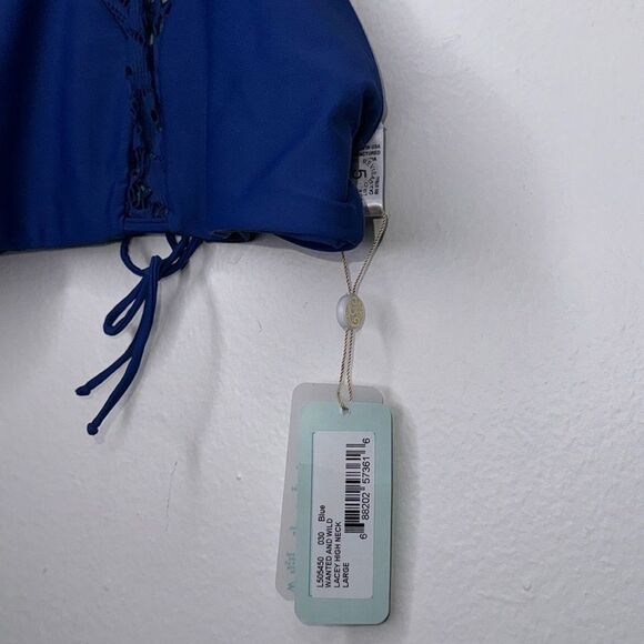 Luli Fama Wanted and Wild Lacey High Neck Halter Womens Size Large - Picture 9 of 10